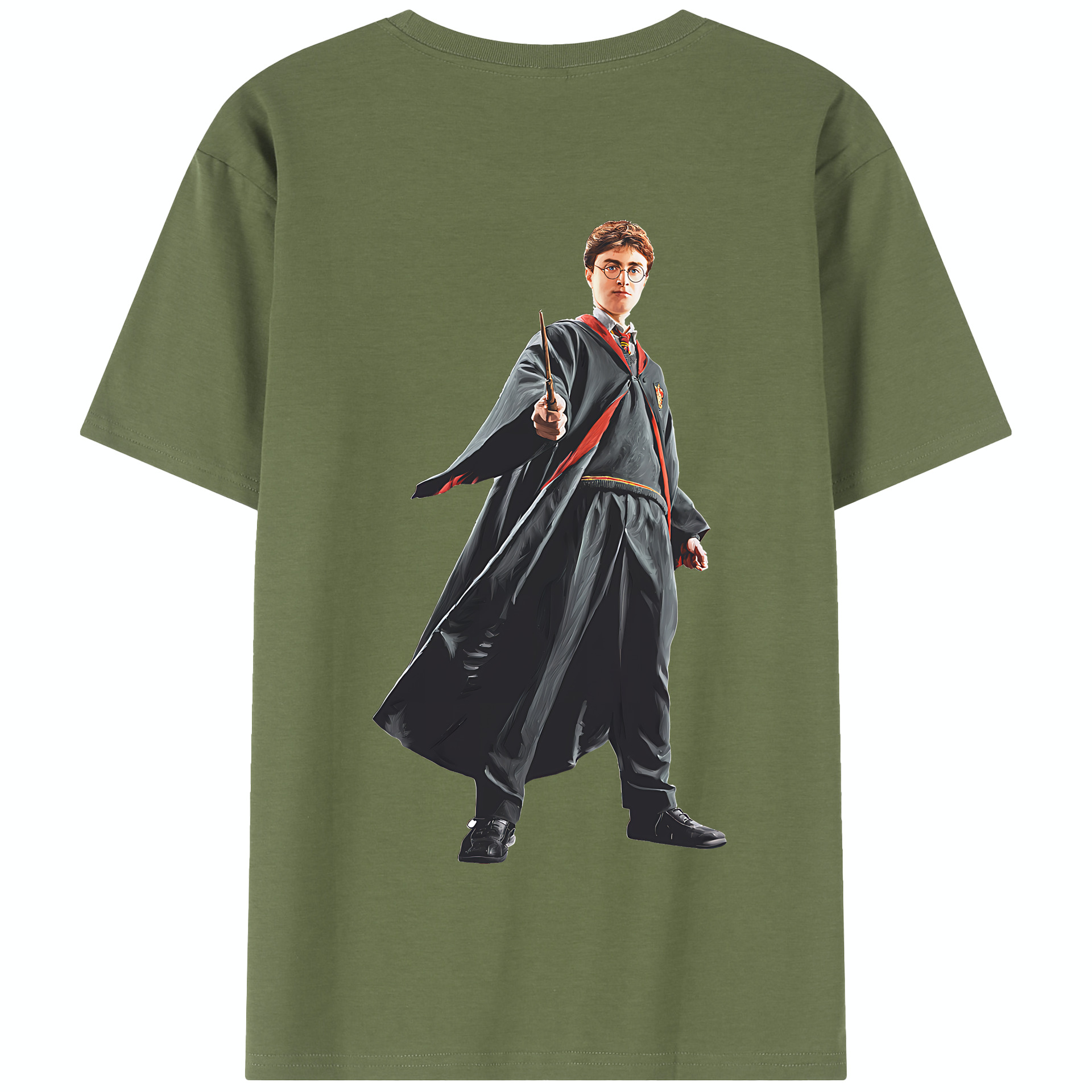 （画像用） Harry Potter ハリー・ポッターシリーズ 綿100％半袖Tシャツ（背面プリント）